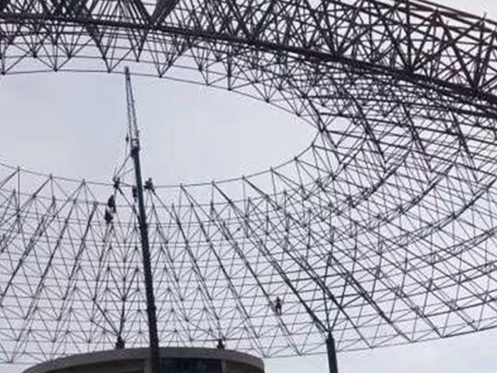 胶州篮球馆球形网架厂家价格